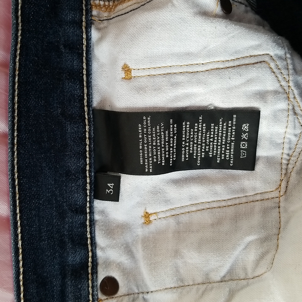 J BRANDS Tyler 34x29 Indigo Blue Men's Jeans - Picture 8 of 9